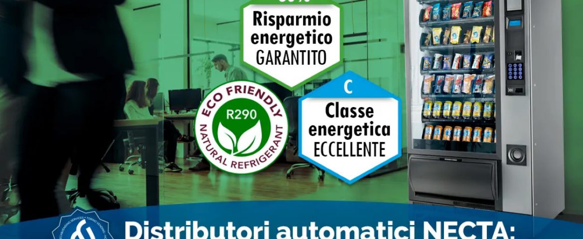 Distributori automatici: riduzione consumi fino al 60%